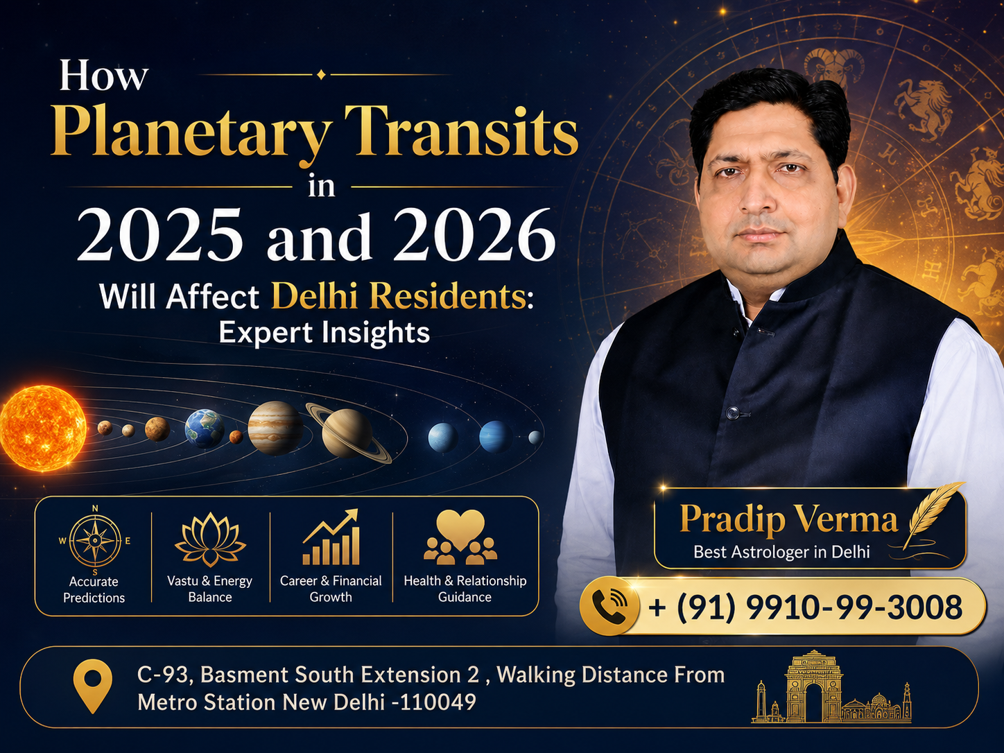 Planetary Transits in 2025 and 2026