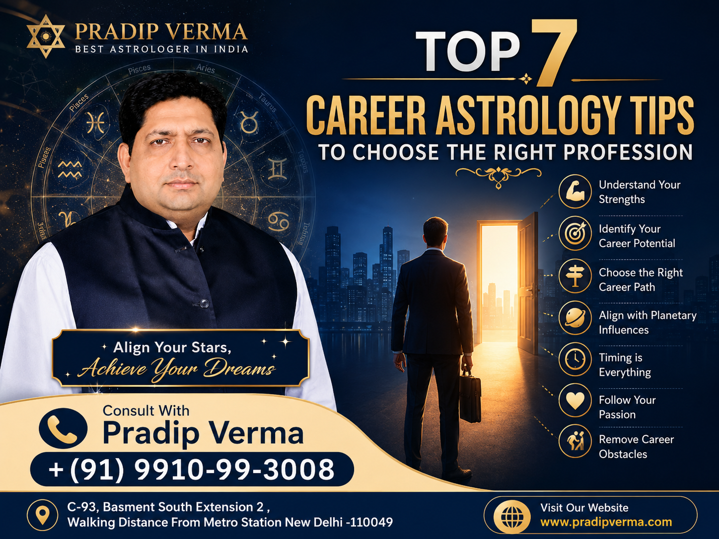 Top 7 Career Astrology Tips to Choose the Right Profession